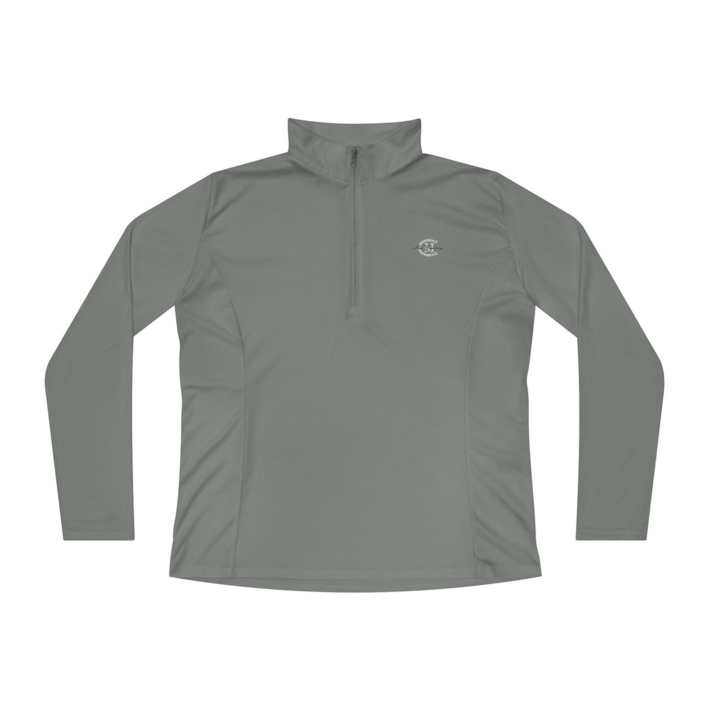 Ladies' Quarter-Zip Performance Pullover: Logo