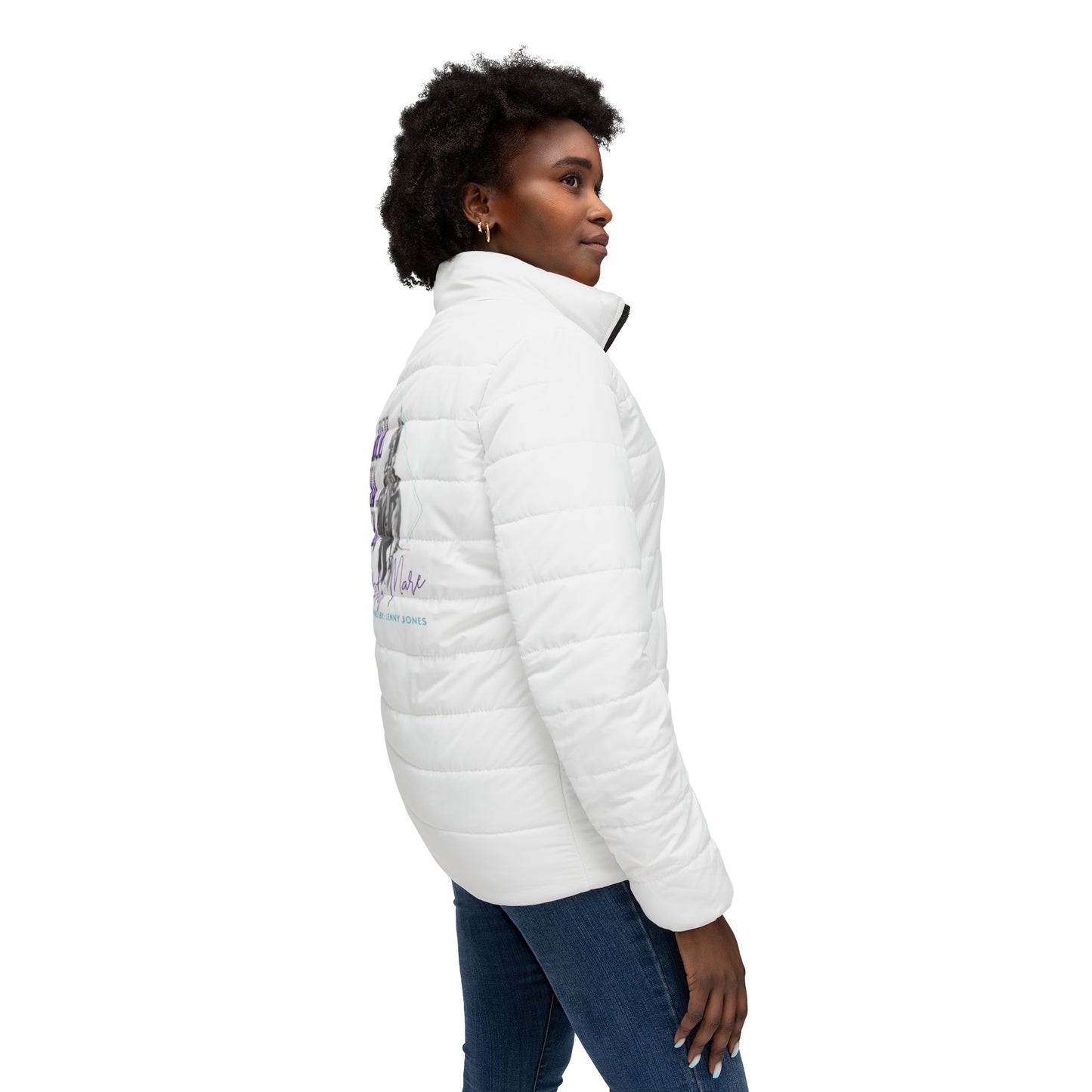 DRAFT Jake Ballard Custom Women’s Puffer Jacket: Whoz Da Daddy