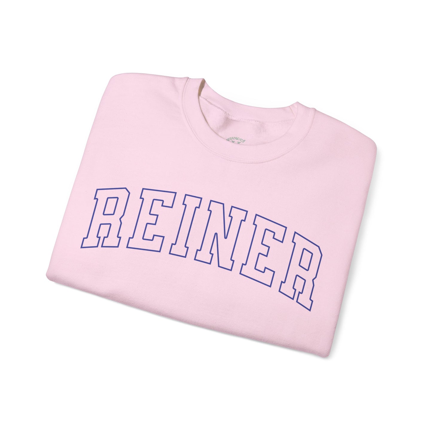 Heavy Blend™ Sweatshirt: Reiner (blue text)