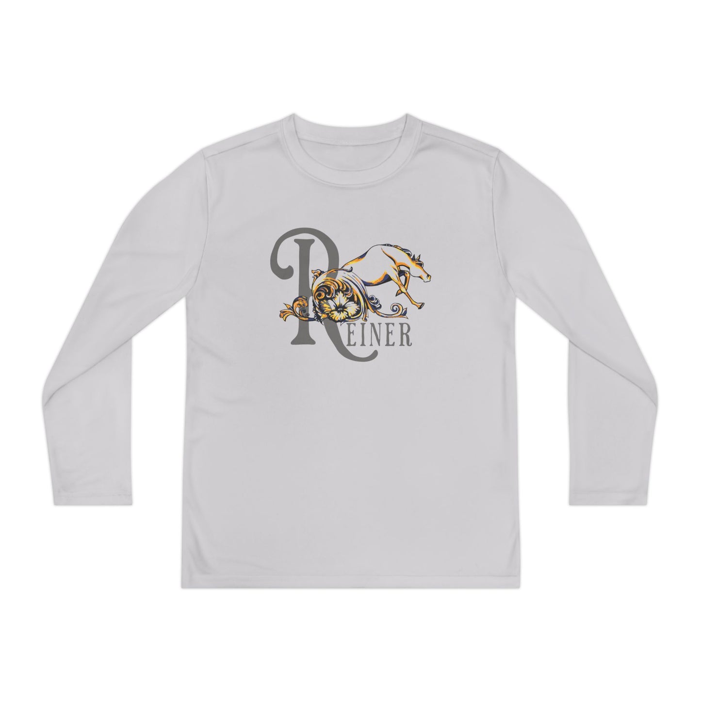 Youth Performance Long Sleeve Shirt: Filigree Reiner
