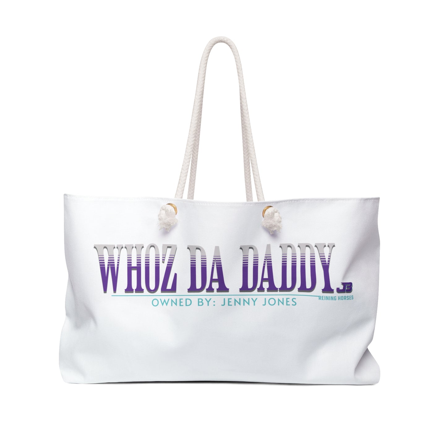DRAFT Jake Ballard Custom Weekender Bag: Whoz Da Daddy