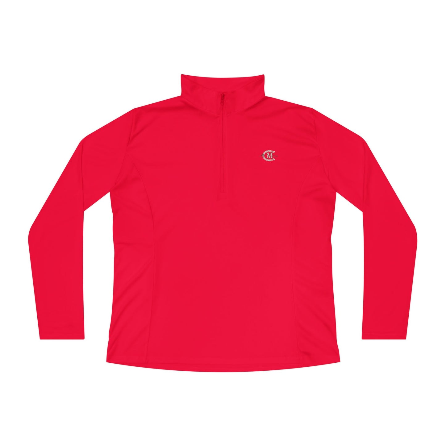 Ladies' Quarter-Zip Performance Pullover: Logo