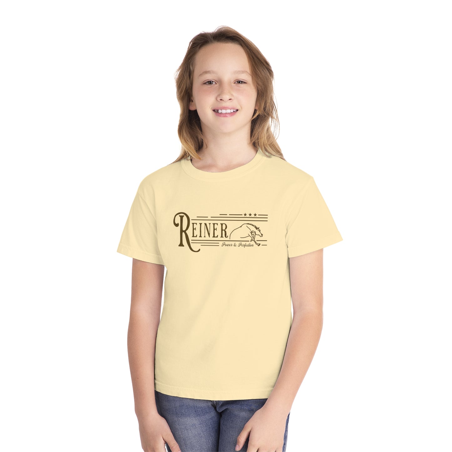 Youth Short Sleeve Tee: Reiner old western