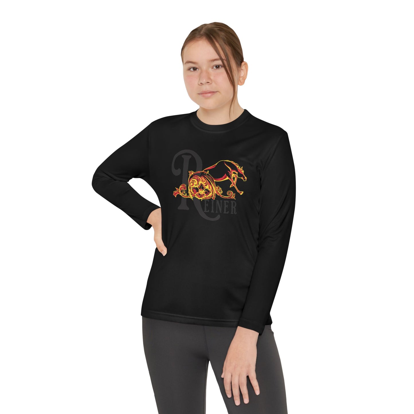 Youth Performance Long Sleeve Shirt: Filigree Reiner