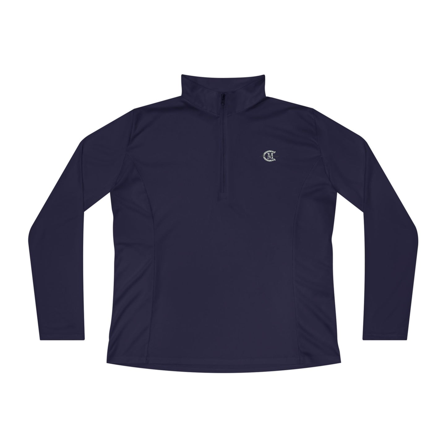 Ladies' Quarter-Zip Performance Pullover: Logo
