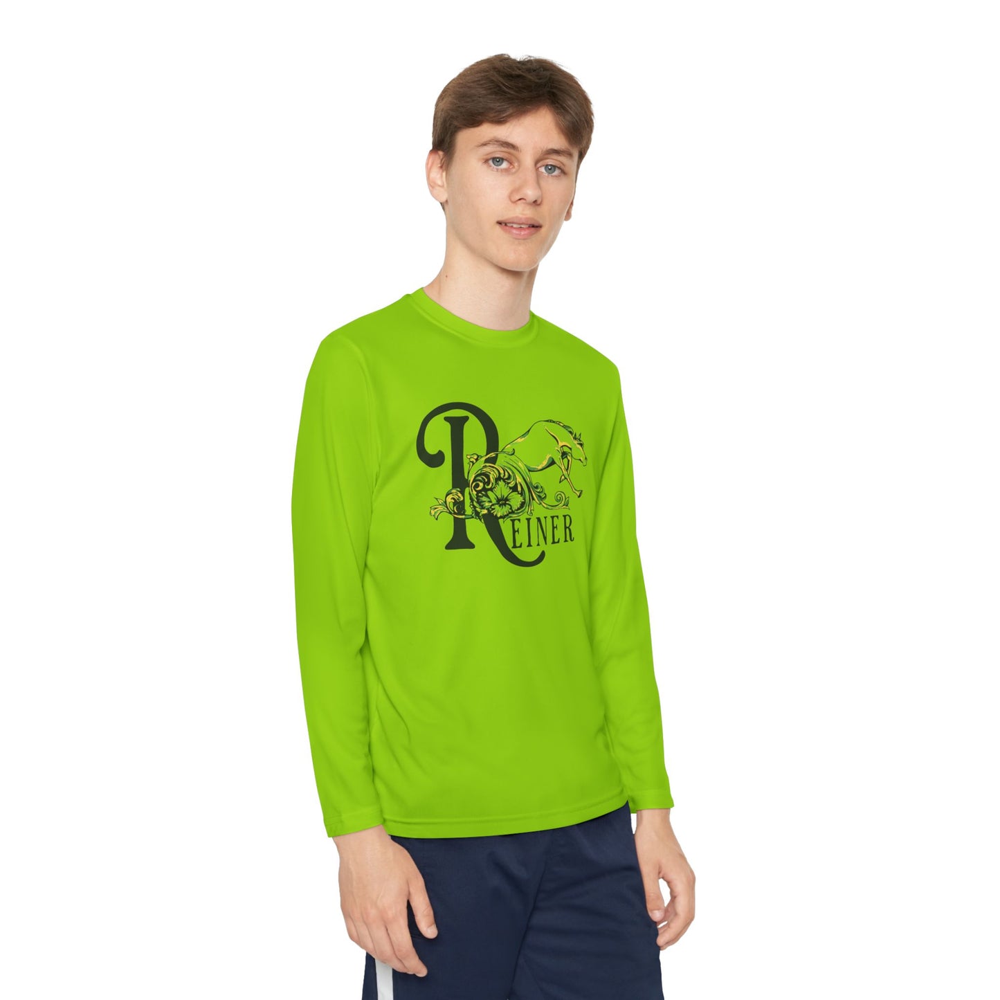 Youth Performance Long Sleeve Shirt: Filigree Reiner