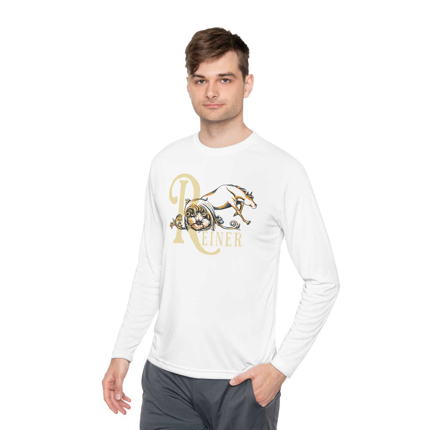 Performance Lightweight Long Sleeve Tee: Filigree Reiner