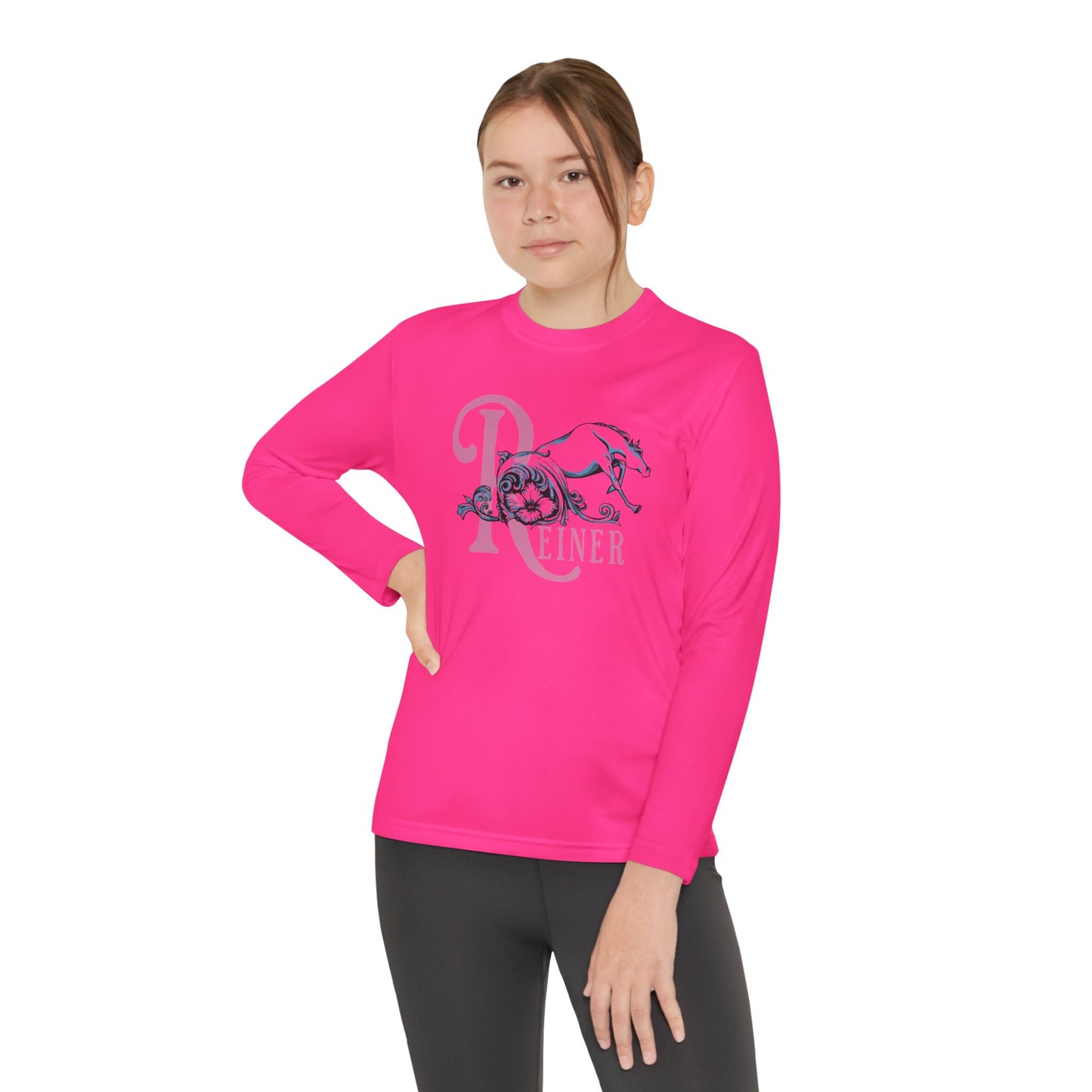 Youth Performance Long Sleeve Shirt: Filigree Reiner