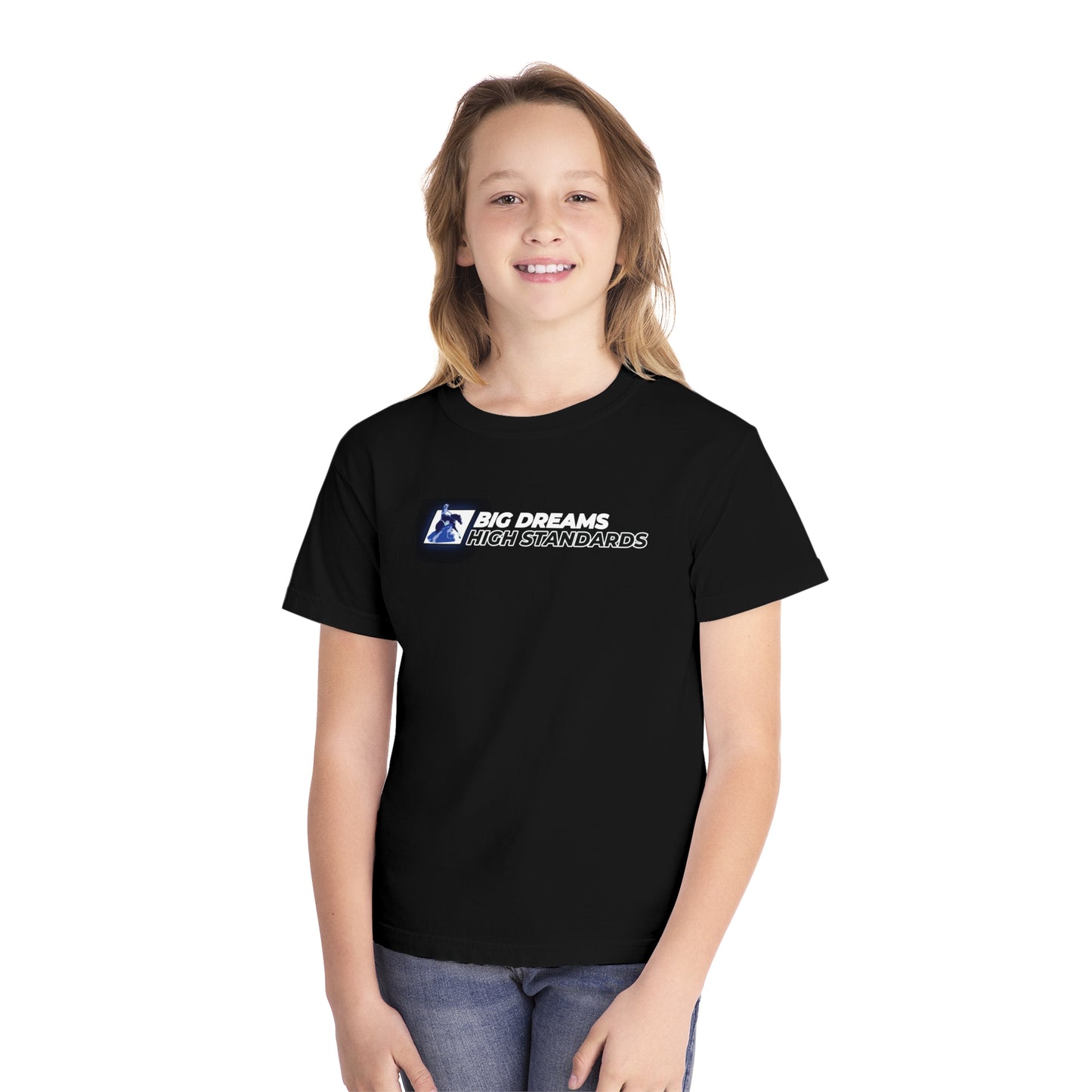 Youth Short Sleeve Tee: Big Dreams High Standards
