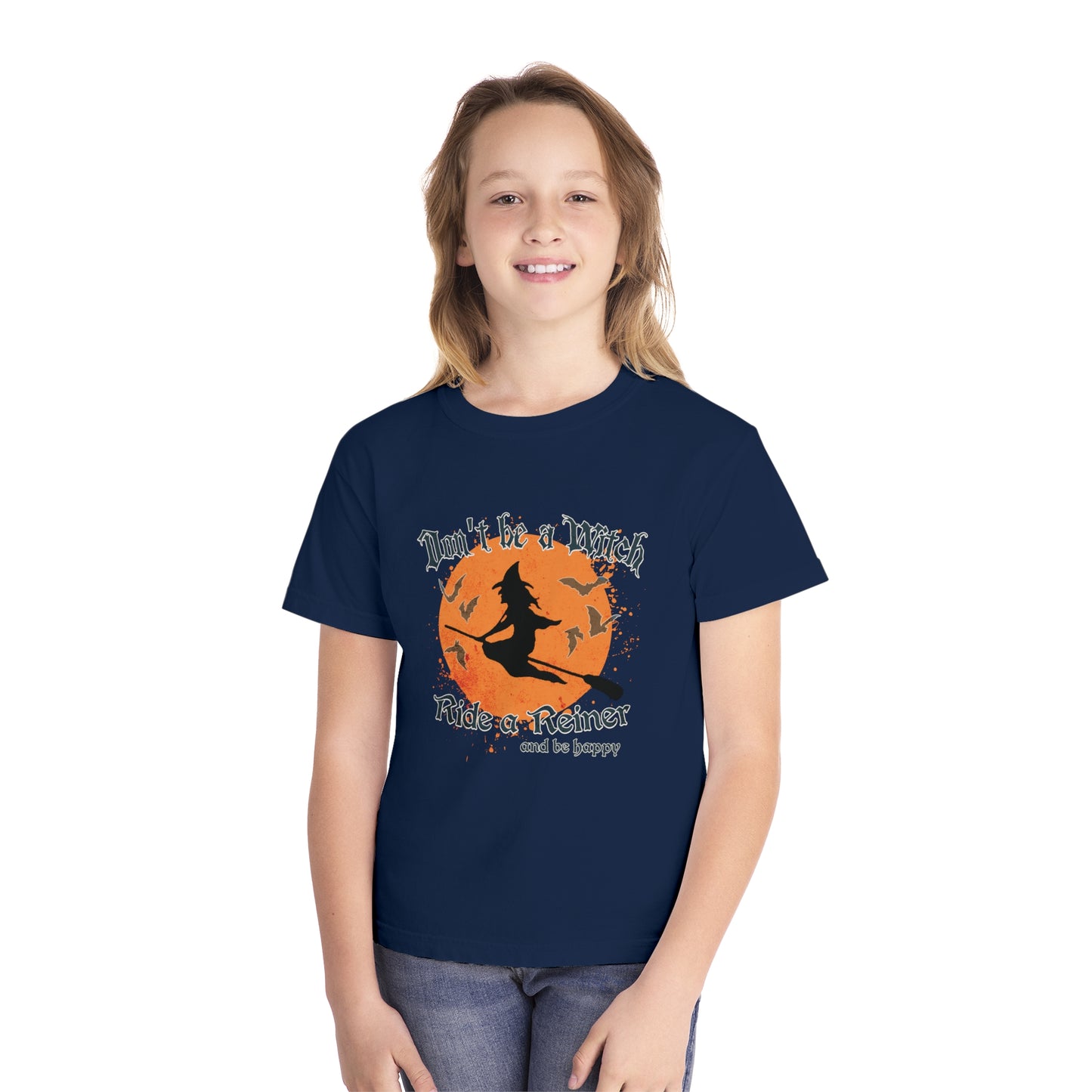 Youth Short Sleeve Tee: Don't be a Witch.