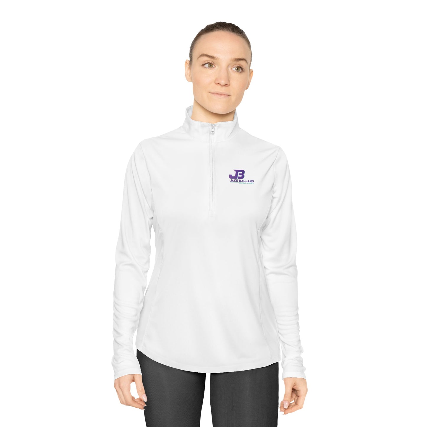 Jake Ballard Custom Ladies' Quarter-Zip Performance Pullover: Whoz Da Daddy