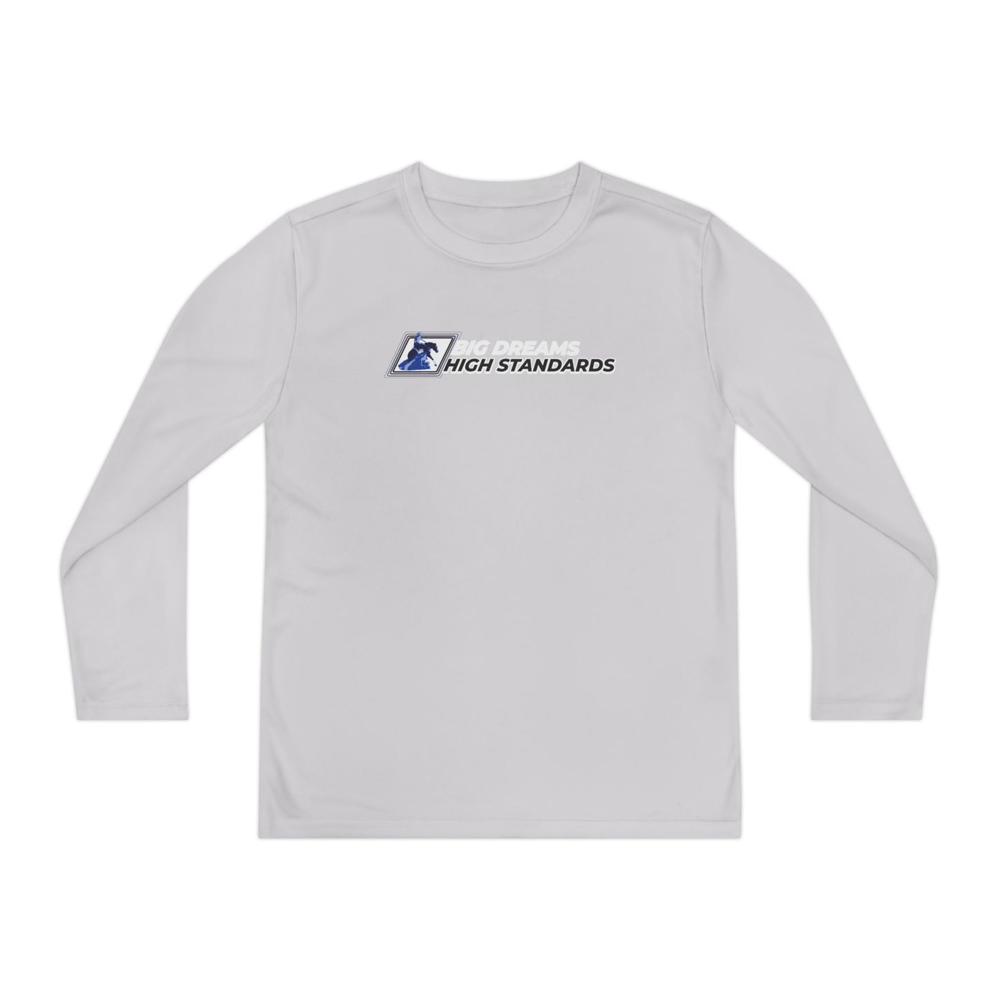 Youth Performance Long Sleeve Shirt: Big Dreams.
