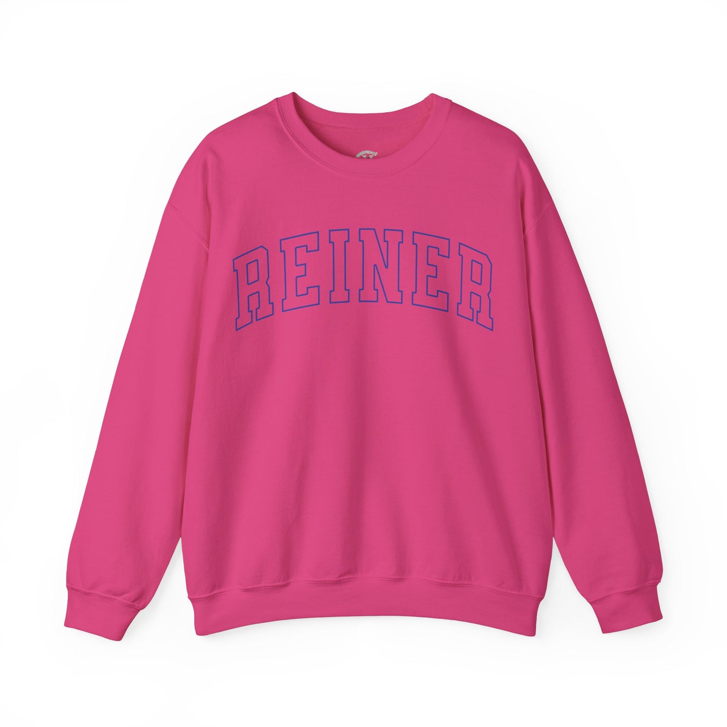 Heavy Blend™ Sweatshirt: Reiner (blue text)