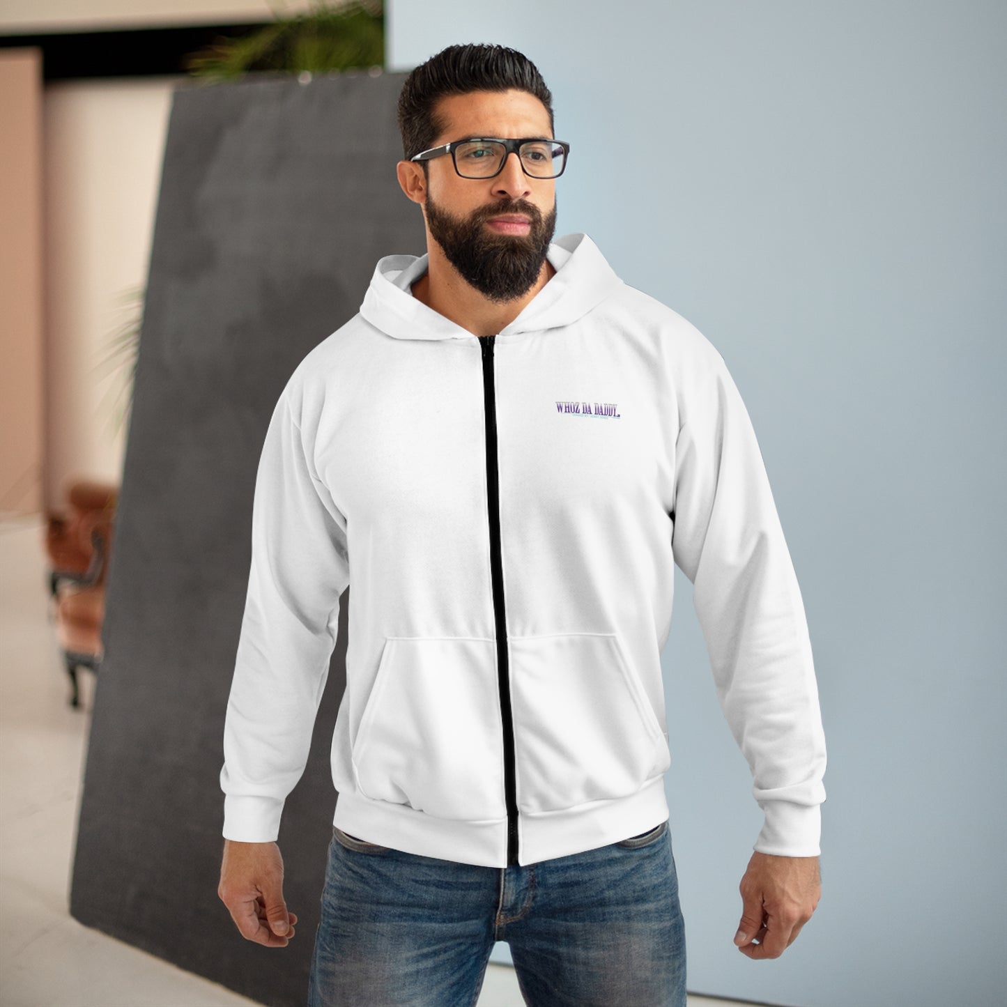 DRAFT Jake Ballard Zip Hoodie: Whoz da Daddy