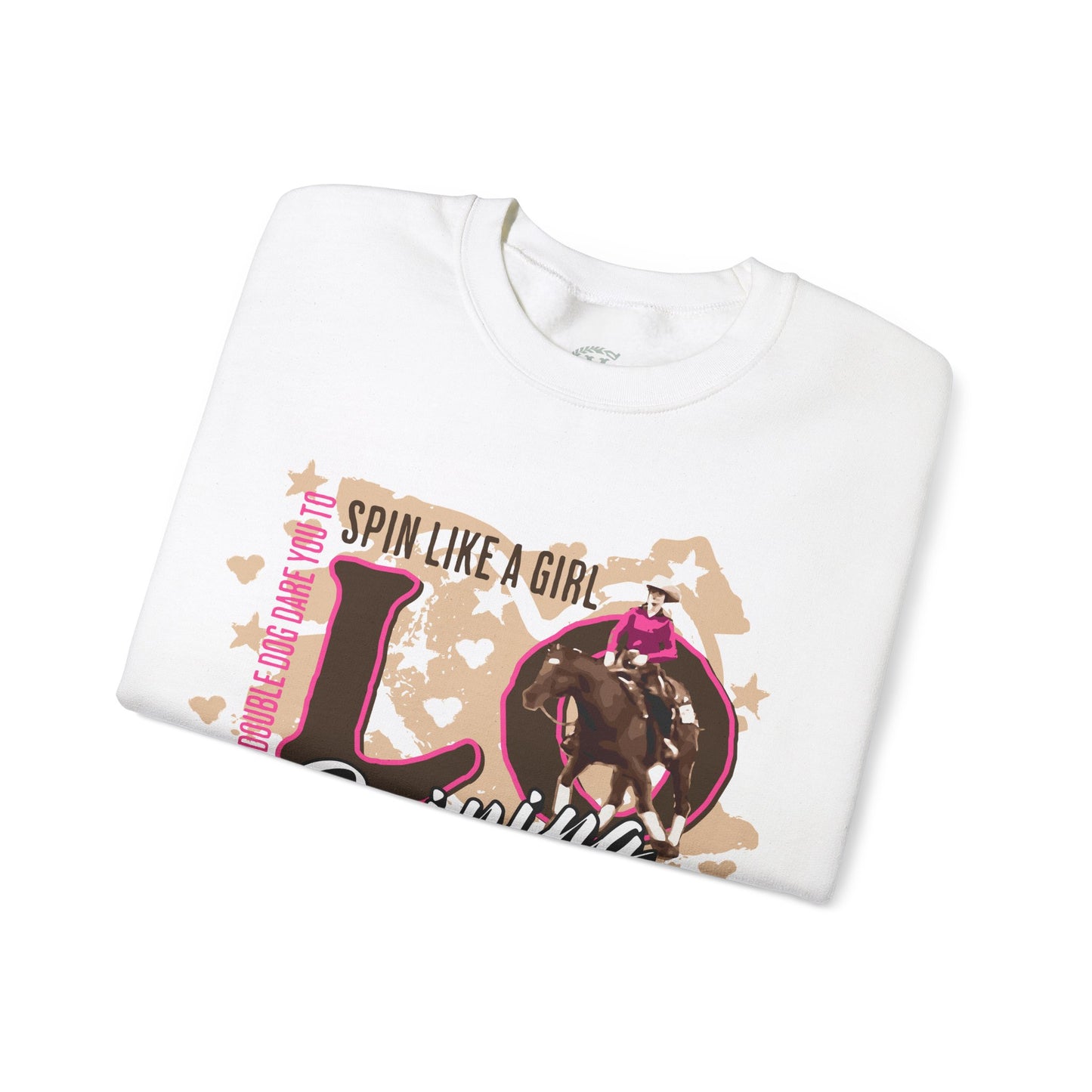 Heavy Blend™ Sweatshirt: Spin Like a Girl