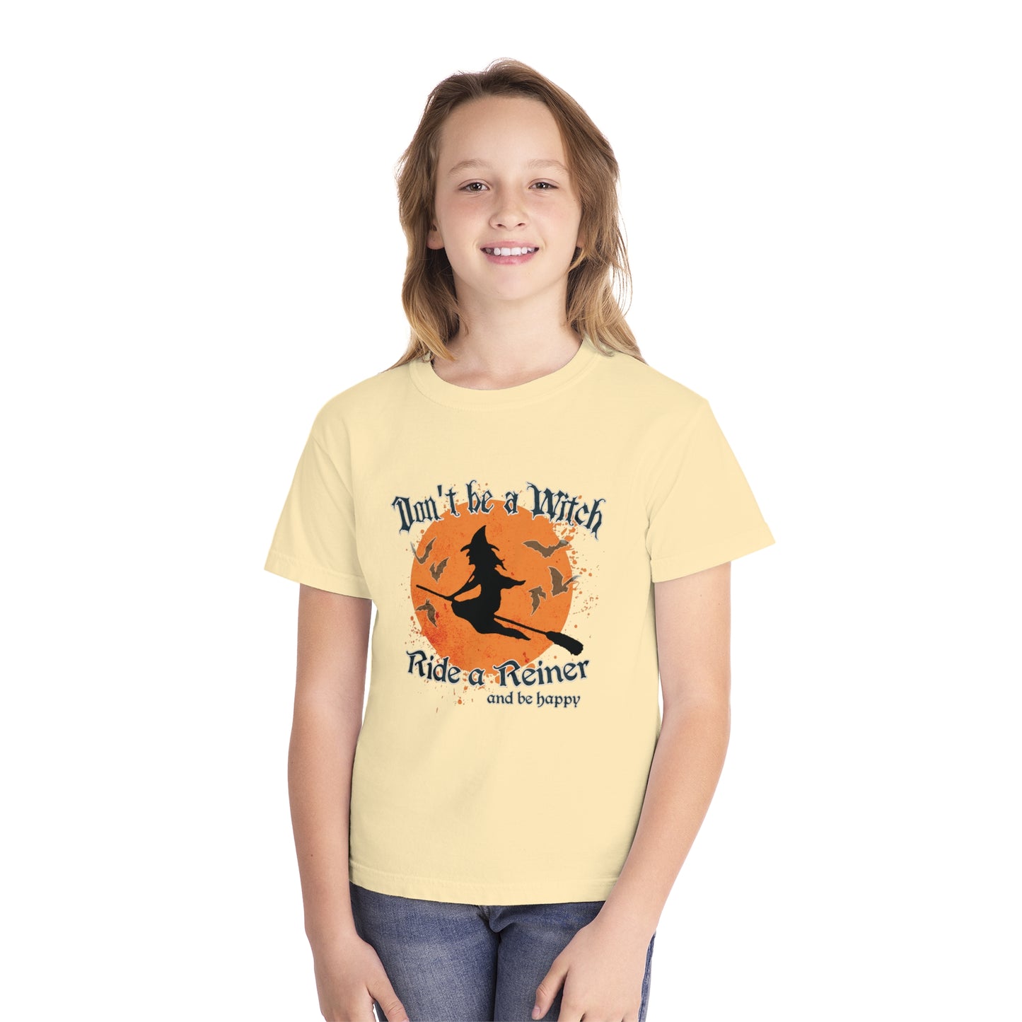 Youth Short Sleeve Tee: Don't be a Witch.