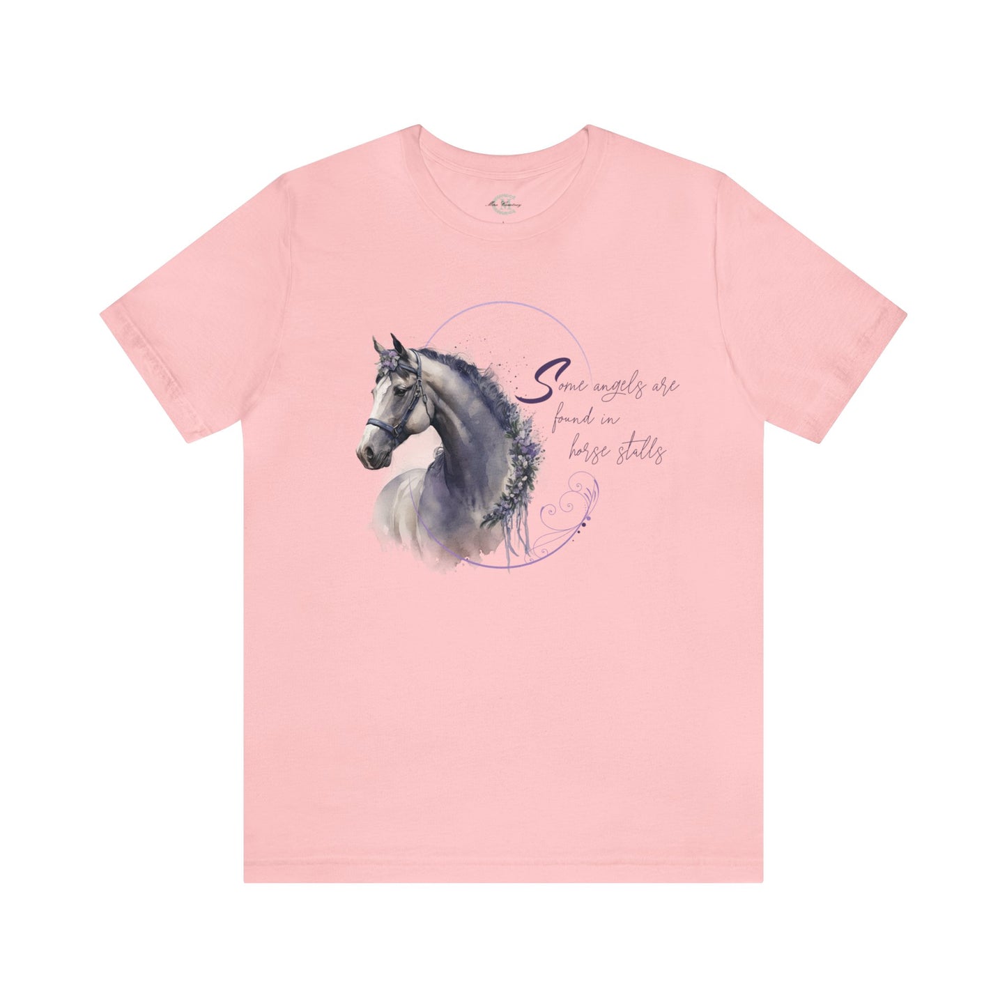 Jersey Short Sleeve Tee: Some Angels are in Stalls
