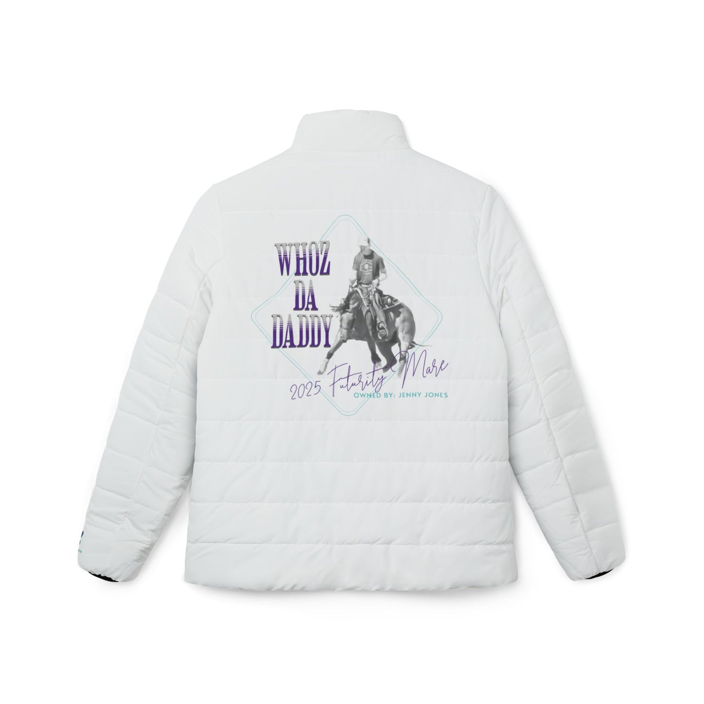 DRAFT Jake Ballard Custom Women’s Puffer Jacket: Whoz Da Daddy