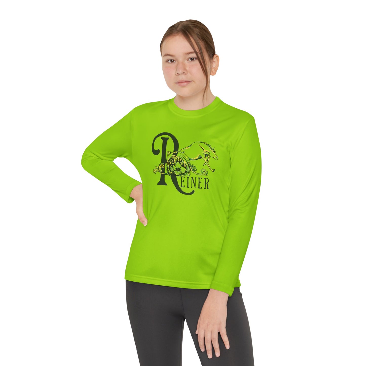 Youth Performance Long Sleeve Shirt: Filigree Reiner