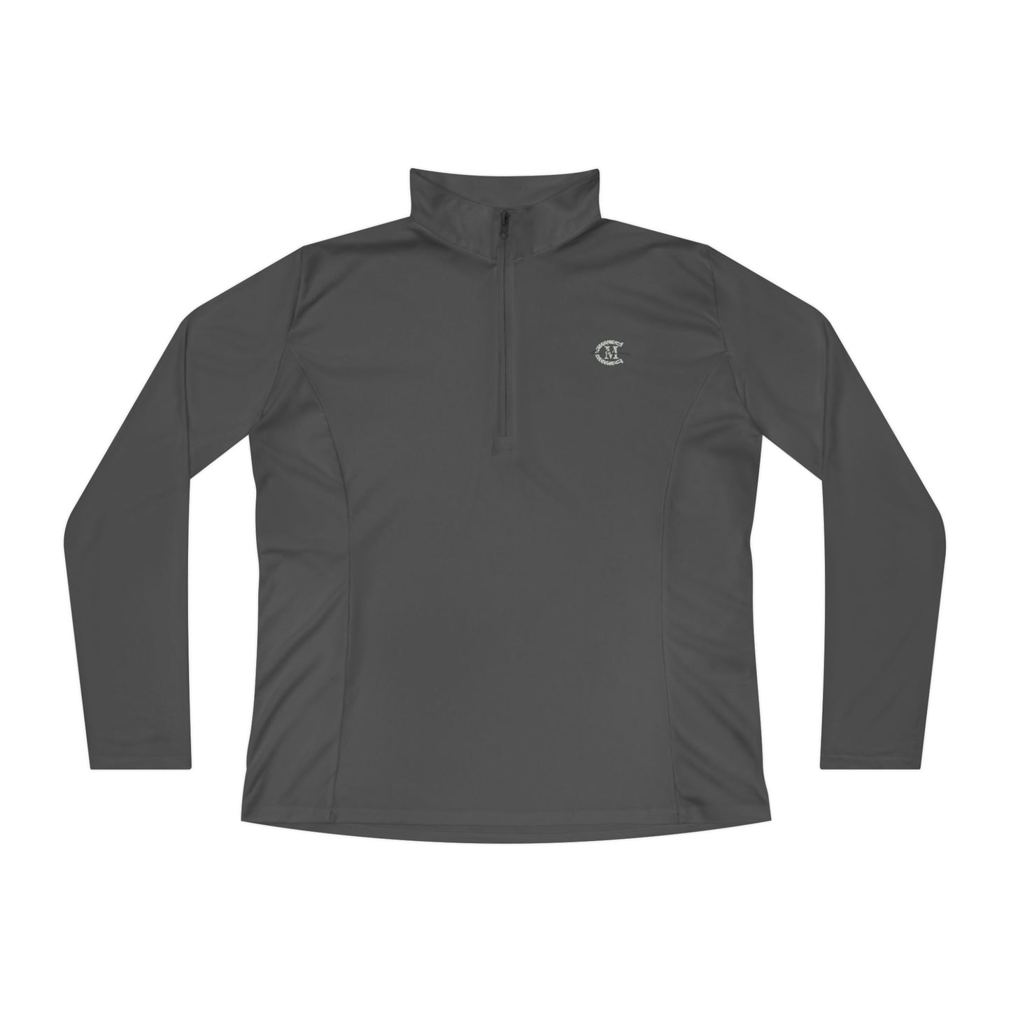 Ladies' Quarter-Zip Performance Pullover: Logo