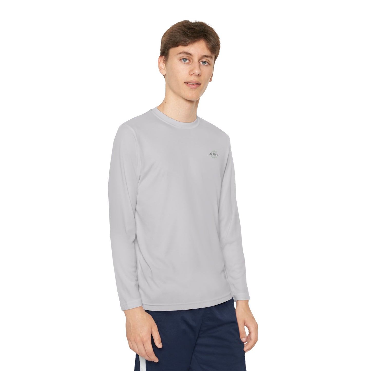Youth Performance Long Sleeve Shirt: Logo