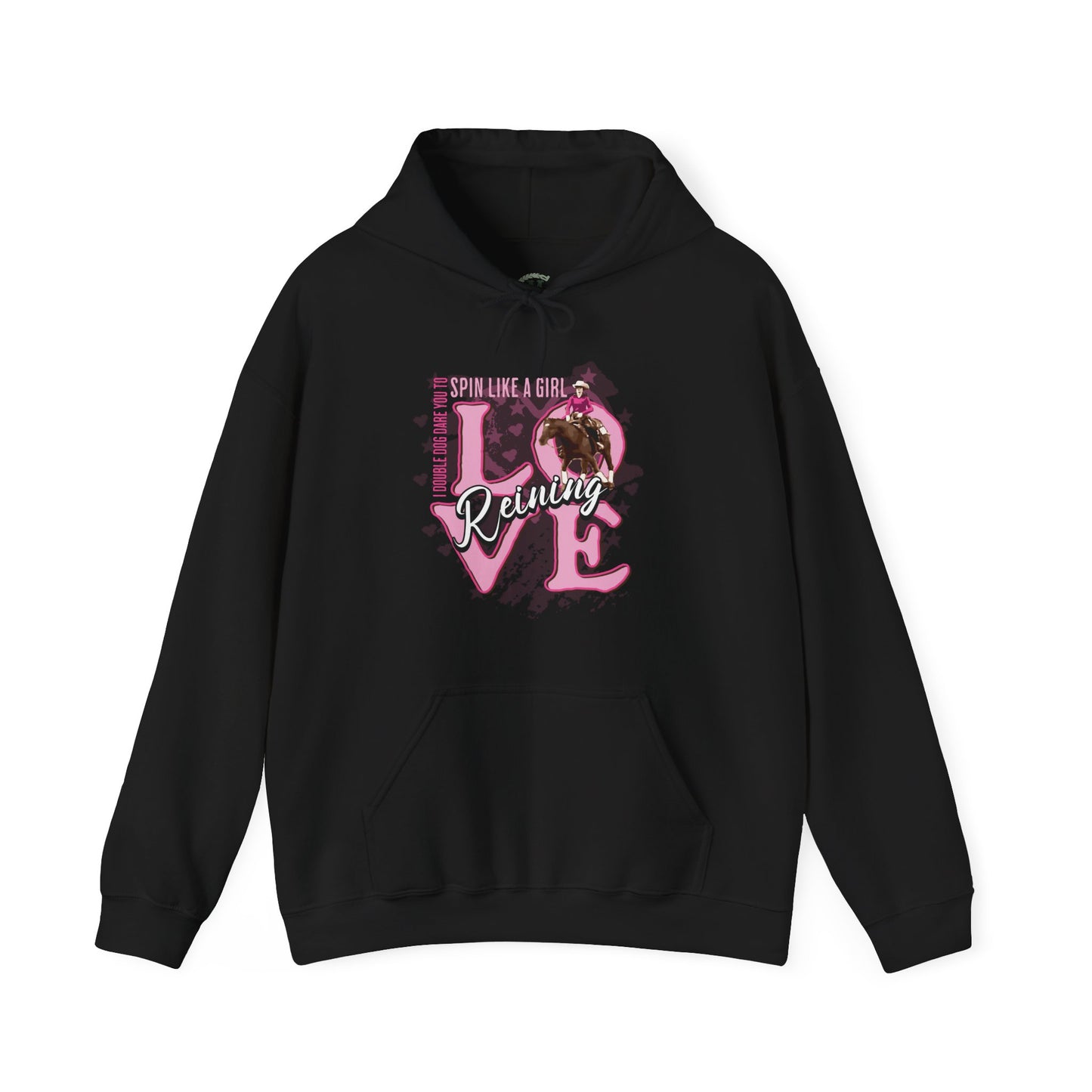 Heavy Blend™ Hoodie: Spin like a Girl.