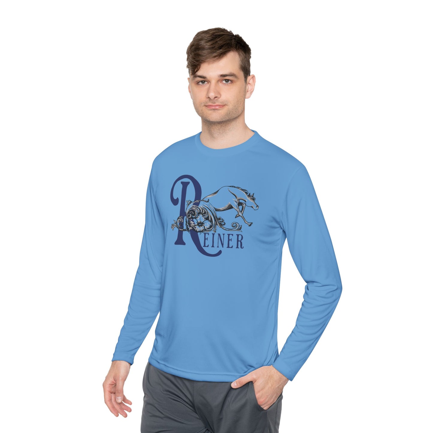 Performance Lightweight Long Sleeve Tee: Filigree Reiner