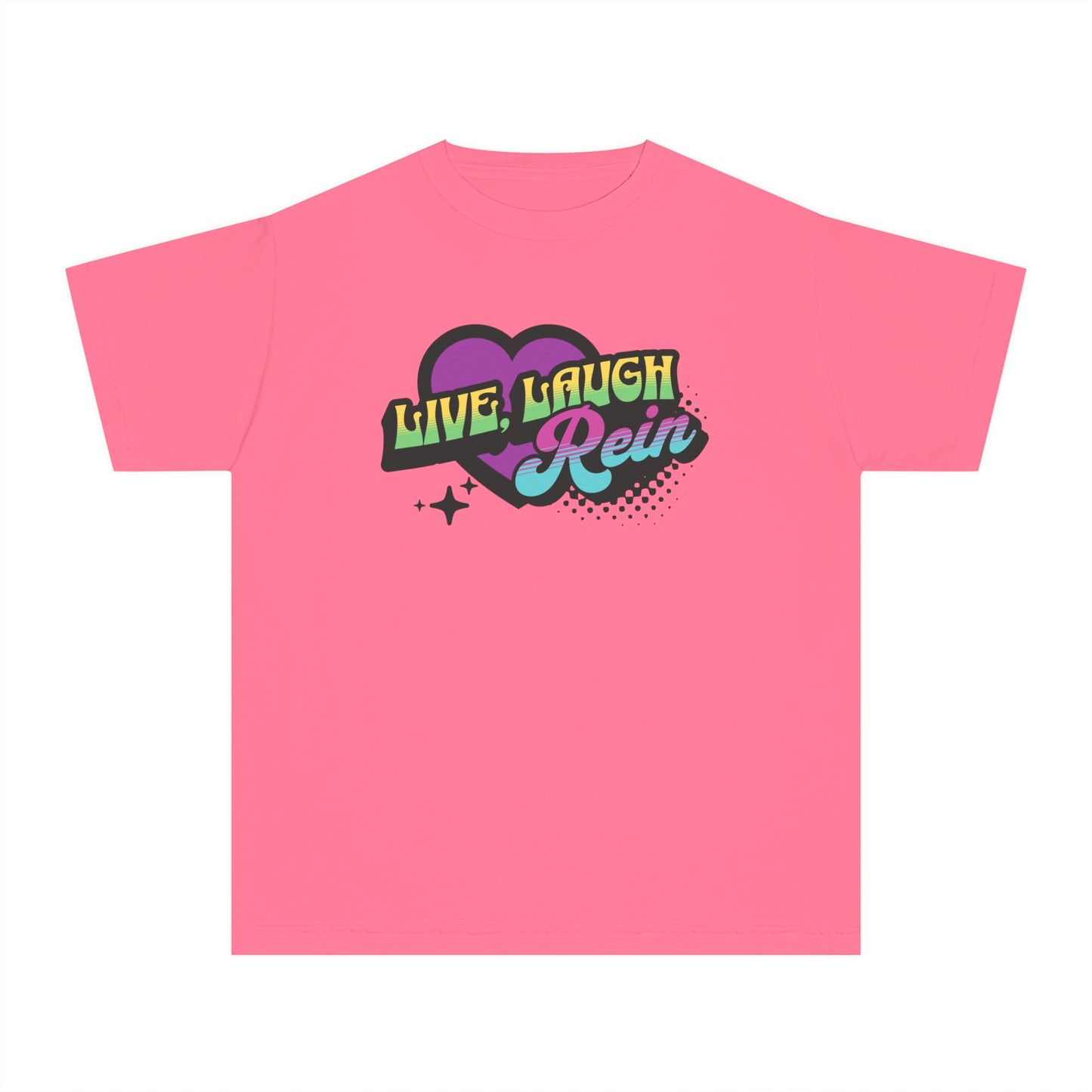 Youth Short Sleeve Tee: Live Laugh Rein