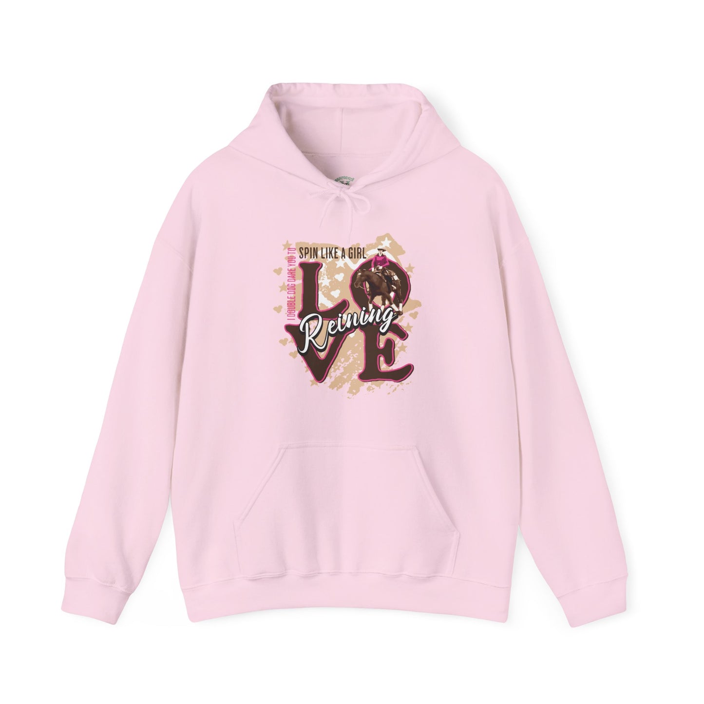 Heavy Blend™ Hoodie: Spin like a Girl.