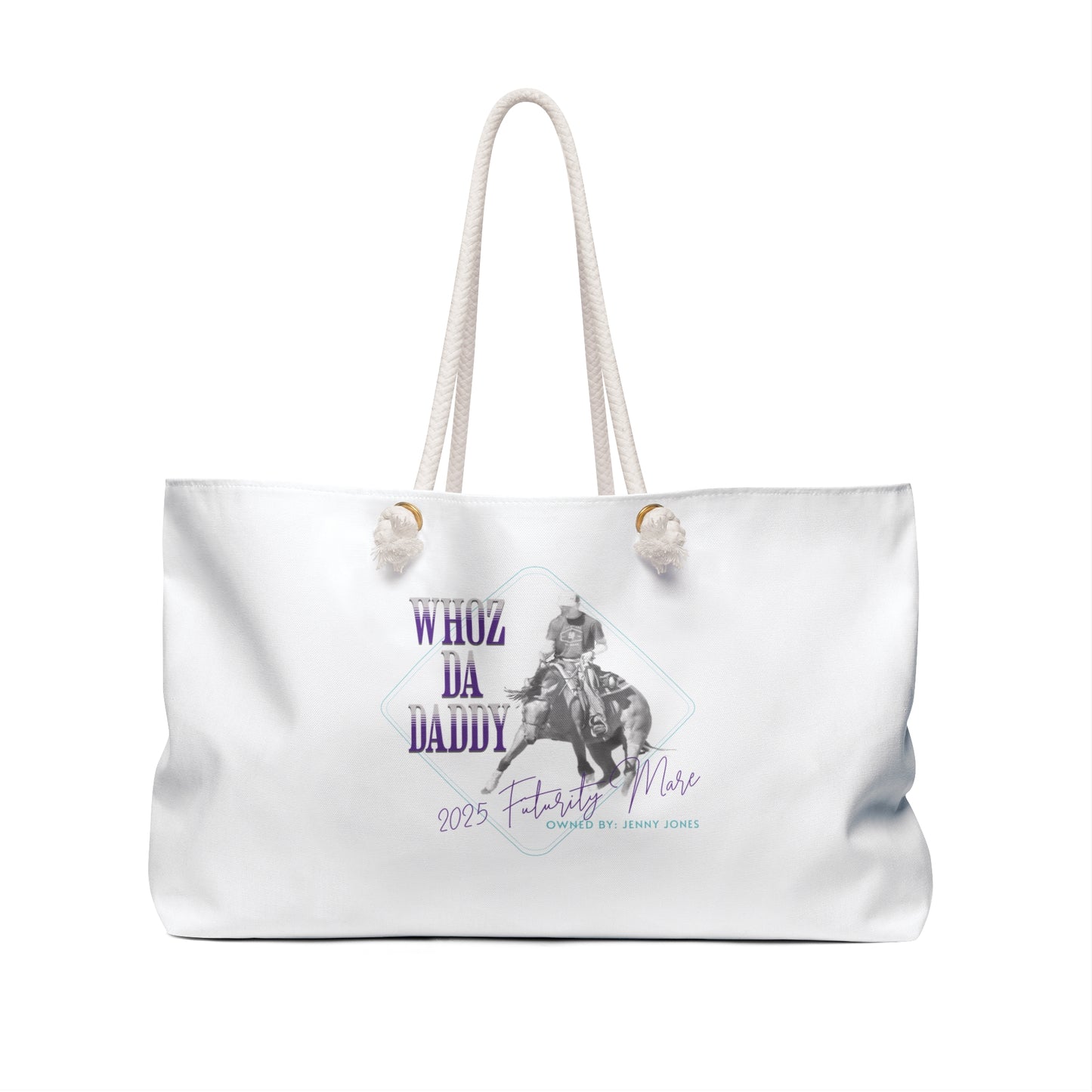 DRAFT Jake Ballard Custom Weekender Bag: Whoz Da Daddy