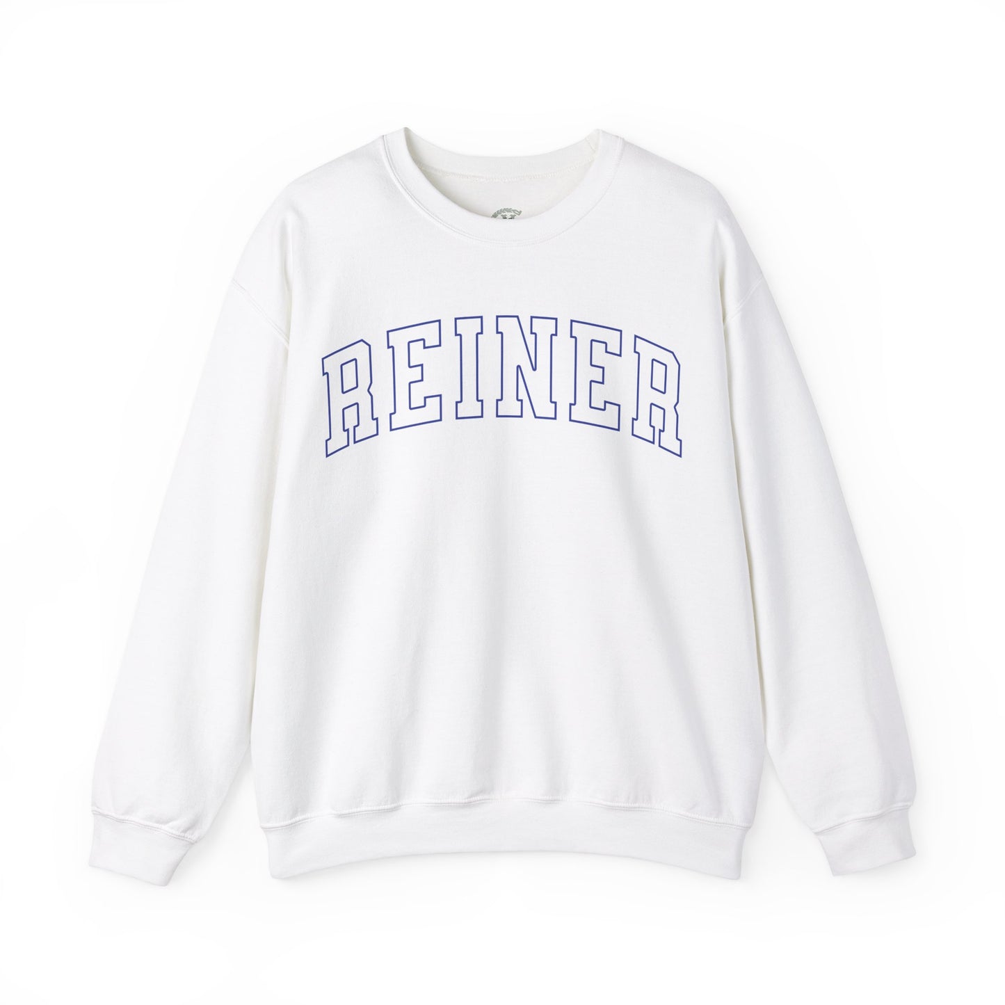 Heavy Blend™ Sweatshirt: Reiner (blue text)