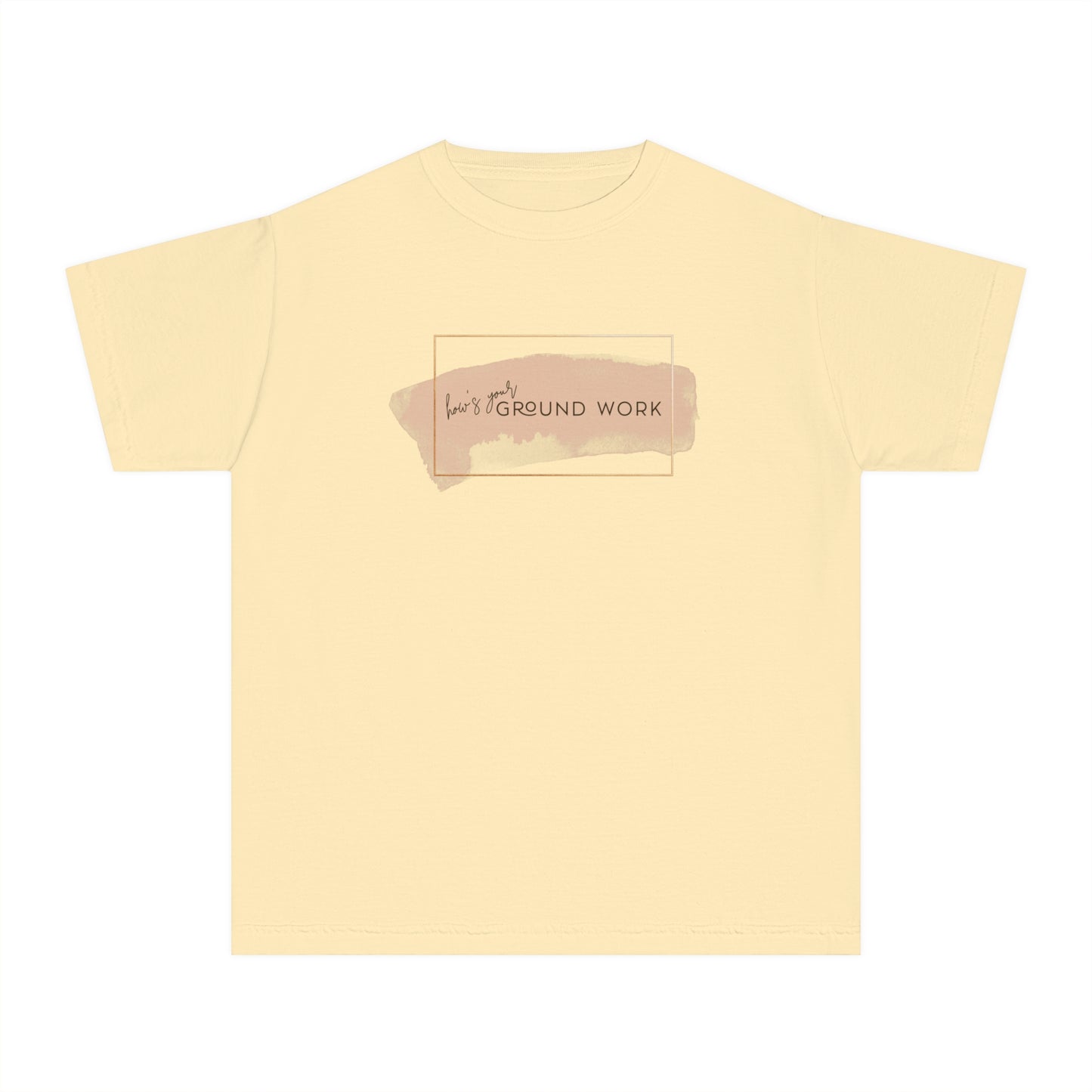 Youth Short Sleeve Tee: How's your ground work