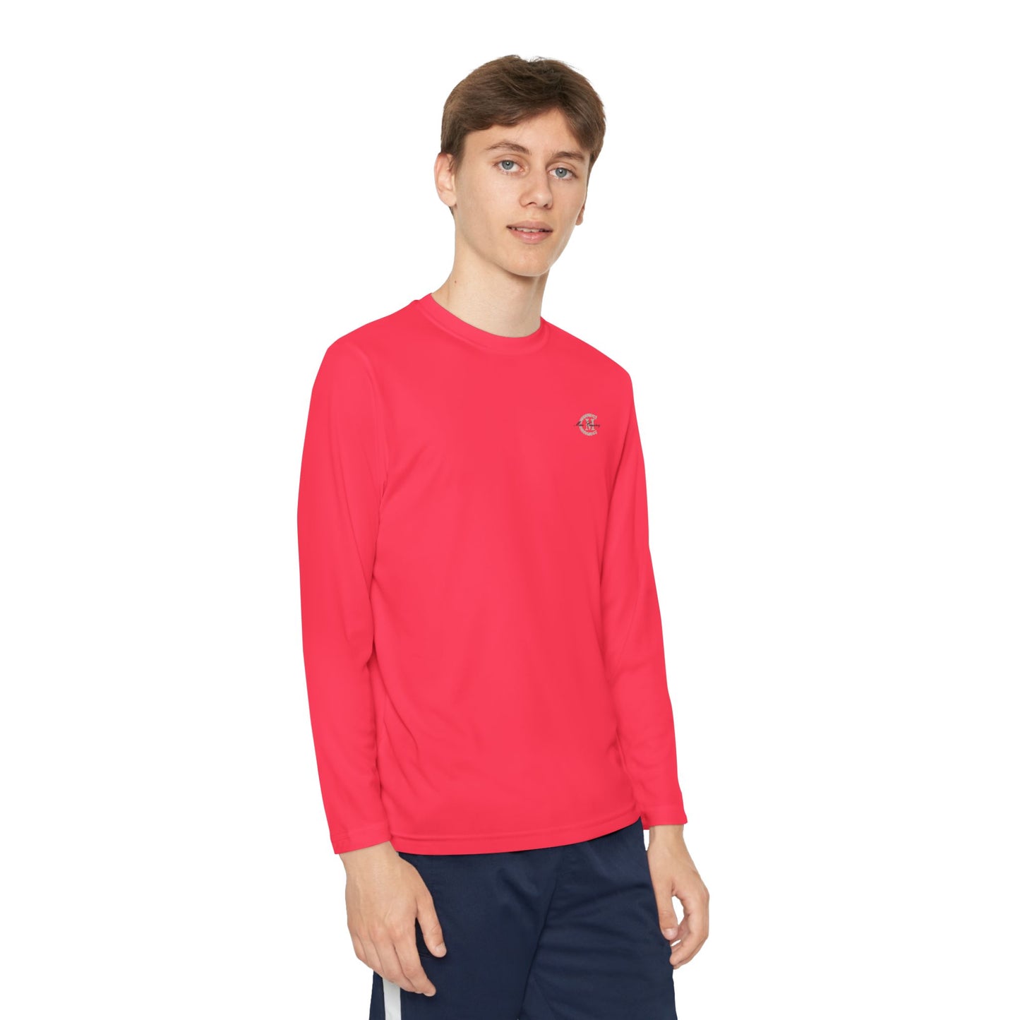 Youth Performance Long Sleeve Shirt: Logo