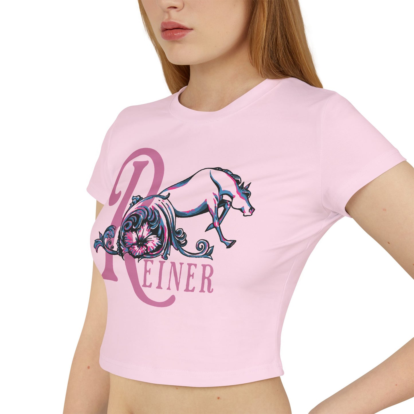 Crop Top Baby Tee: Filigree Reiner