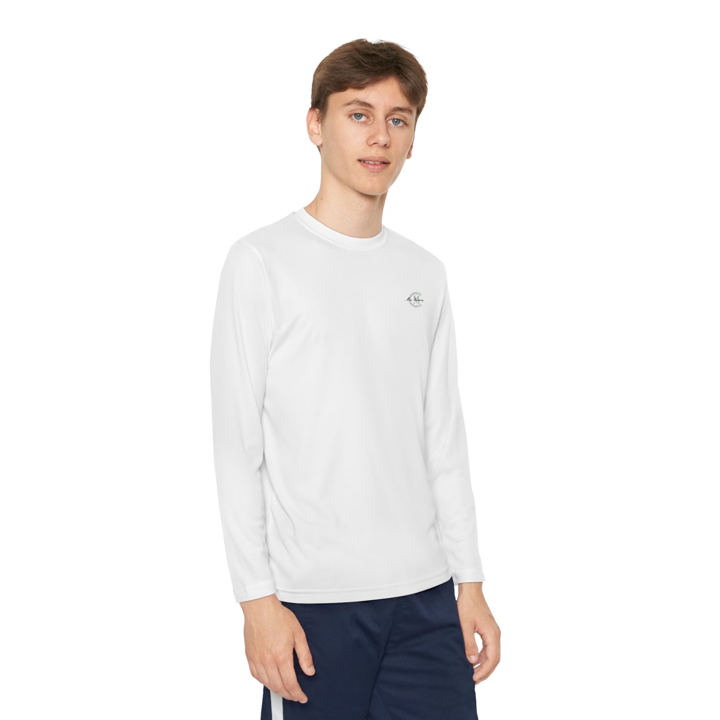 Youth Performance Long Sleeve Shirt: Logo