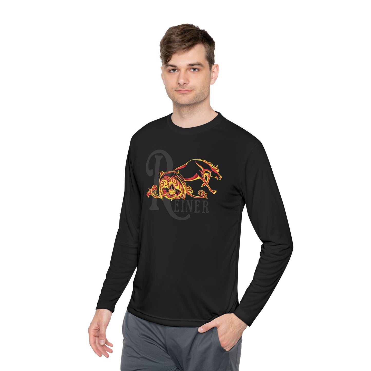 Performance Lightweight Long Sleeve Tee: Filigree Reiner