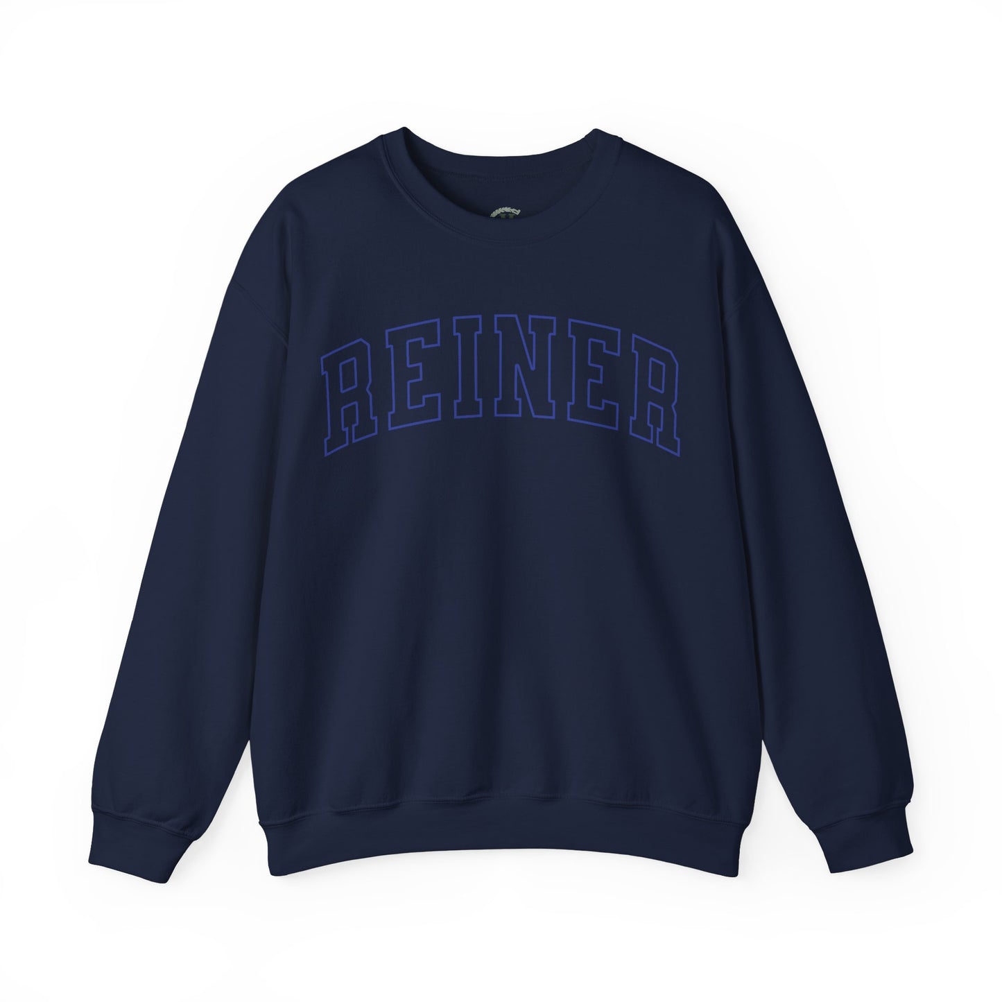 Heavy Blend™ Sweatshirt: Reiner (blue text)