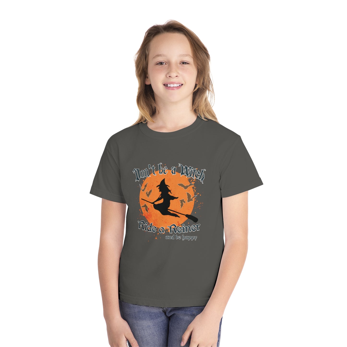 Youth Short Sleeve Tee: Don't be a Witch.