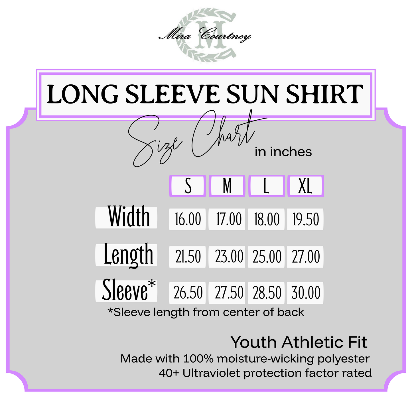 Youth Performance Long Sleeve Shirt: Filigree Reiner