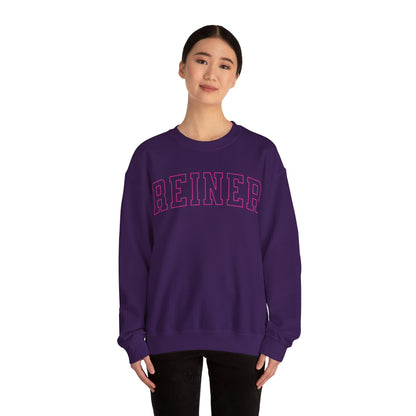 Heavy Blend™ Sweatshirt: Reiner (pink text)