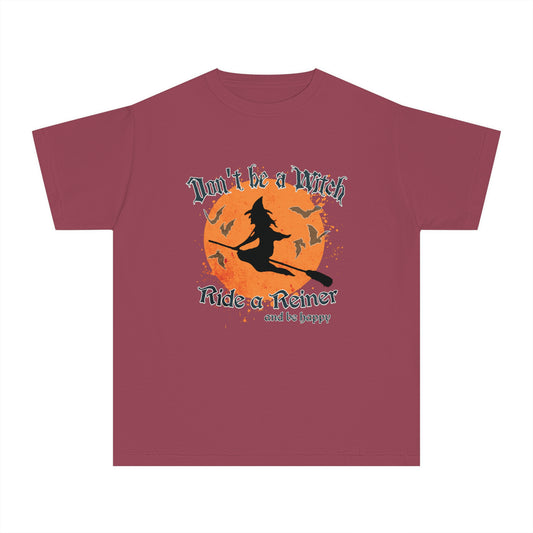 Youth Short Sleeve Tee: Don't be a Witch.