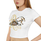 Crop Top Baby Tee: Filigree Reiner