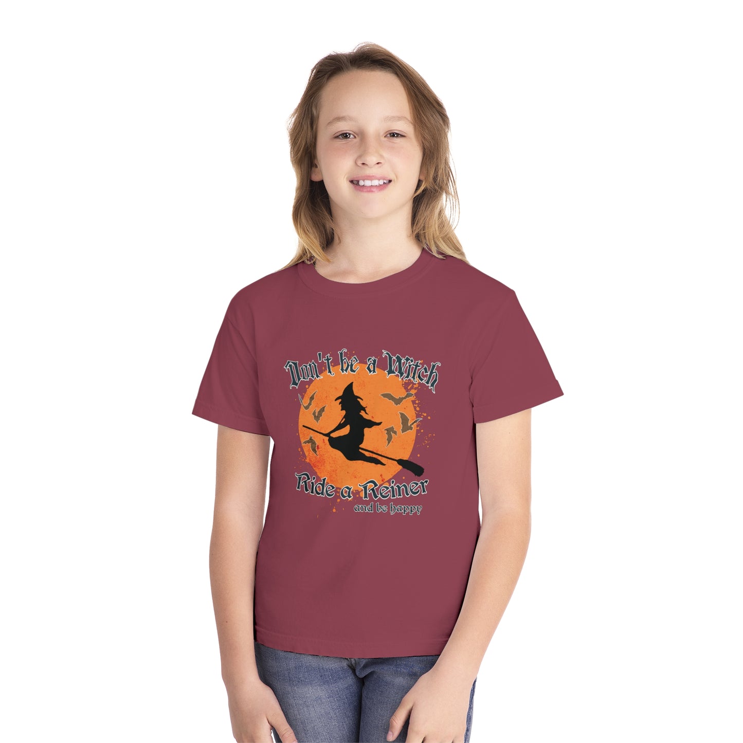 Youth Short Sleeve Tee: Don't be a Witch.
