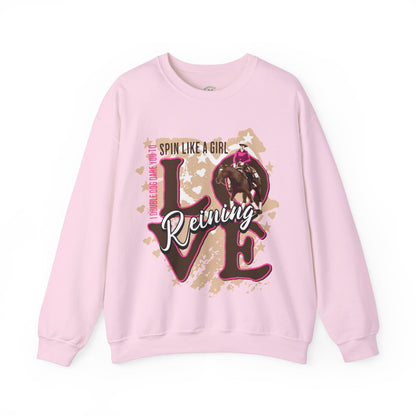 Heavy Blend™ Sweatshirt: Spin Like a Girl