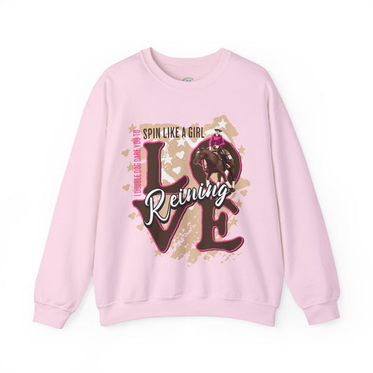Heavy Blend™ Sweatshirt: Spin Like a Girl