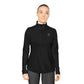 Ladies' Quarter-Zip Performance Pullover: Logo