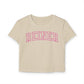 Crop Top Baby Tee: REINER (pink)