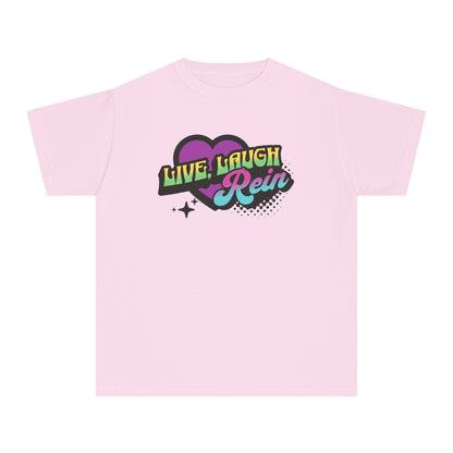Youth Short Sleeve Tee: Live Laugh Rein