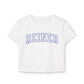 Crop Top Baby Tee: REINER (blue)