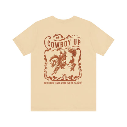 Jersey Short Sleeve Tee: Cowboy Up